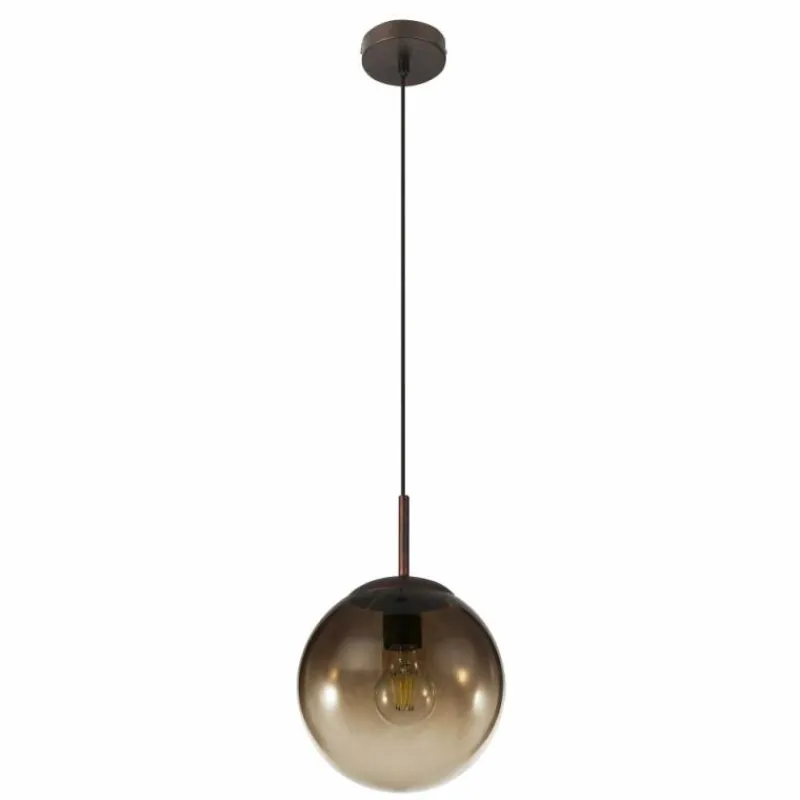 Luminaires Globo Lighting Suspension Globo VARUS Brun, 1 lumière