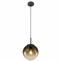 Luminaires Globo Lighting Suspension Globo VARUS Brun, 1 lumière