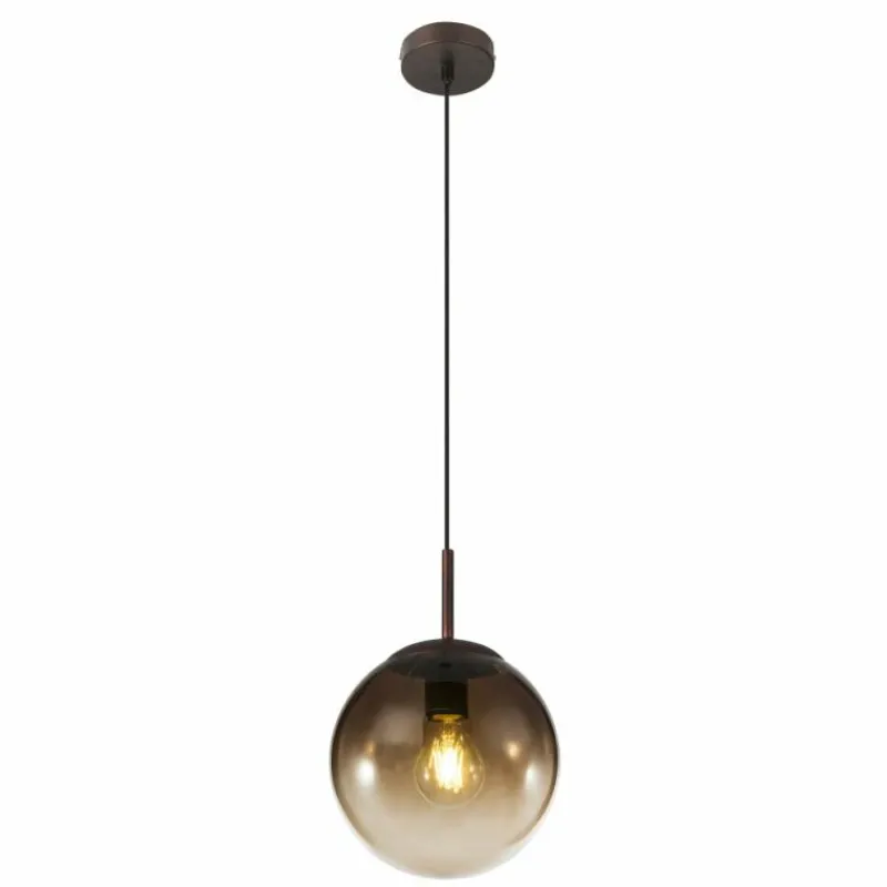 Luminaires Globo Lighting Suspension Globo VARUS Brun, 1 lumière