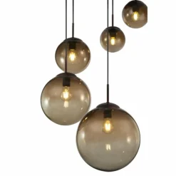 Luminaires Globo Lighting Suspension Globo VARUS Brun, 1 lumière