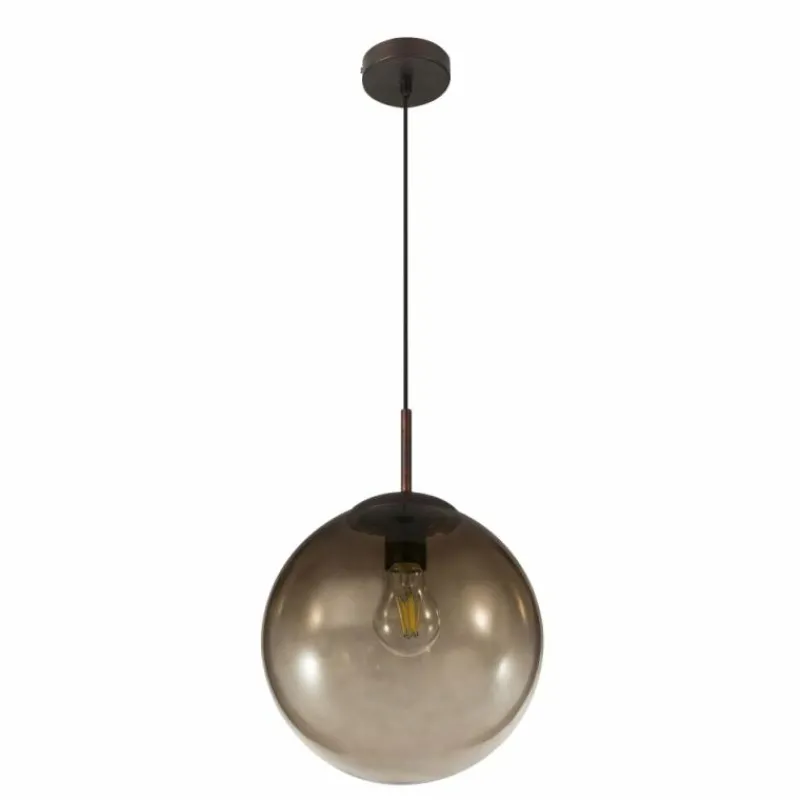 Luminaires Globo Lighting Suspension Globo VARUS Brun, 1 lumière