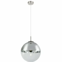 Luminaires Globo Lighting Suspension Globo VARUS Nickel mat, 1 lumière