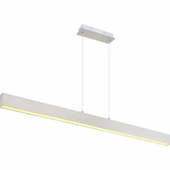 Luminaires Globo Lighting Suspension Globo VERENA LED Nickel mat, 1 lumière* Éclairage Led