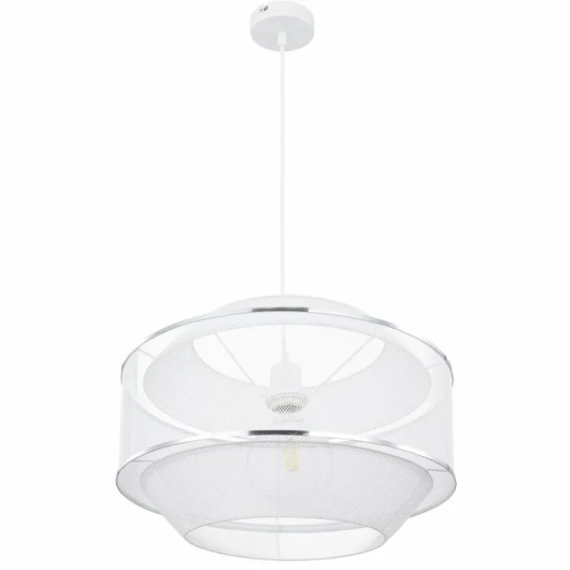 Lampes Vintages & Rétros-Luminaires Globo Lighting Suspension Globo VIGATTO Blanc, 1 lumière