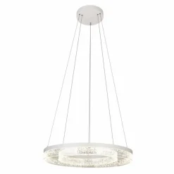 Luminaires Globo Lighting Suspension Globo WHITE LED Blanc, 1 lumière* Éclairage Led