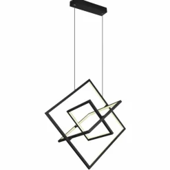 Luminaires Globo Lighting Suspension Globo WOLFHARD LED Noir, Blanc, 1 lumière, Télécommandes* Éclairage Led