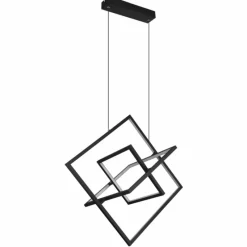 Luminaires Globo Lighting Suspension Globo WOLFHARD LED Noir, Blanc, 1 lumière, Télécommandes* Éclairage Led