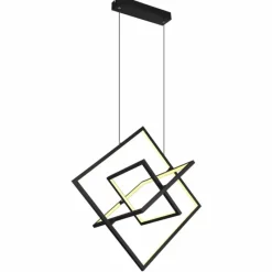 Luminaires Globo Lighting Suspension Globo WOLFHARD LED Noir, Blanc, 1 lumière, Télécommandes* Éclairage Led