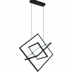 Luminaires Globo Lighting Suspension Globo WOLFHARD LED Noir, Blanc, 1 lumière, Télécommandes* Éclairage Led