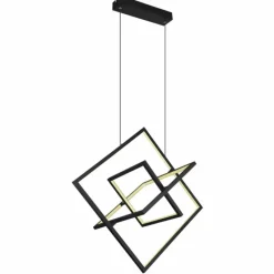 Luminaires Globo Lighting Suspension Globo WOLFHARD LED Noir, Blanc, 1 lumière, Télécommandes* Éclairage Led