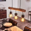 hofstein Suspension Gondo Brun, Noir, 3 lumières