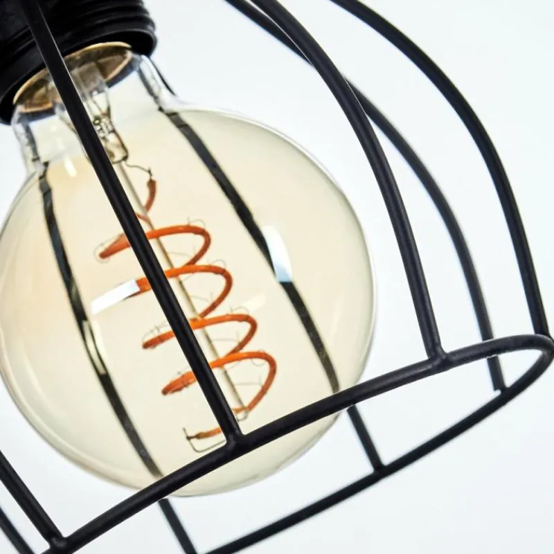 hofstein Suspension Gondo Brun, Noir, 3 lumières