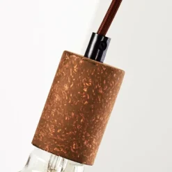 Luminaires Rustiques-hofstein Suspension Gondo Rouille, 3 lumières