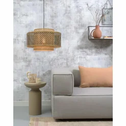 Style Boho-Chic-Good & Mojo Suspension BHUTAN Noir, 1 lumière