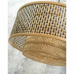 Style Boho-Chic-Good & Mojo Suspension BHUTAN Noir, 1 lumière