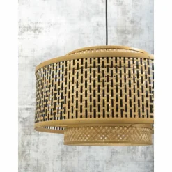 Style Boho-Chic-Good & Mojo Suspension BHUTAN Noir, 1 lumière