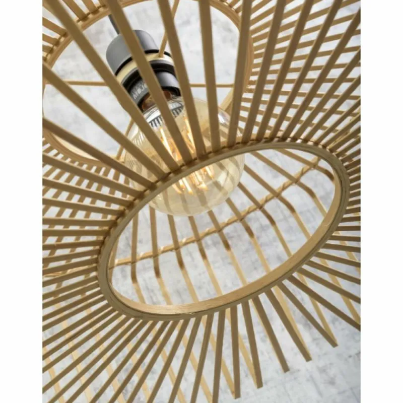 Style Boho-Chic-Good & Mojo Suspension BROMO Écru, 1 lumière