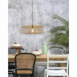 Style Boho-Chic-Good & Mojo Suspension BROMO Noir, 1 lumière