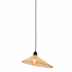Style Boho-Chic-Good & Mojo Suspension BROMO Noir, 1 lumière