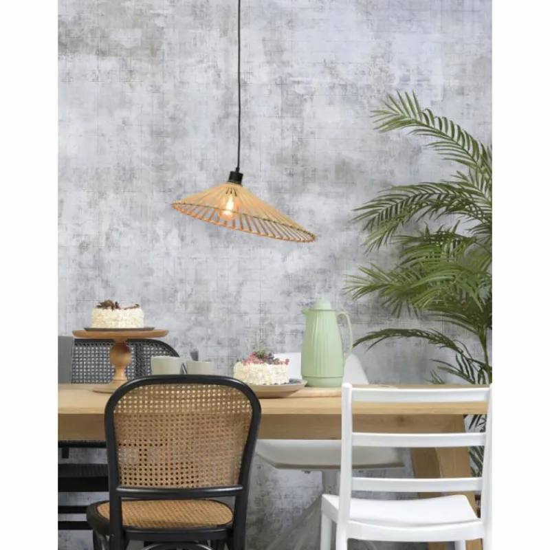 Style Boho-Chic-Good & Mojo Suspension BROMO Noir, 1 lumière