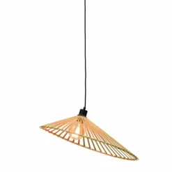 Style Boho-Chic-Good & Mojo Suspension BROMO Noir, 1 lumière