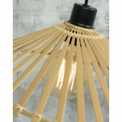 Style Boho-Chic-Good & Mojo Suspension BROMO Noir, 1 lumière