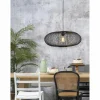 Style Boho-Chic-Good & Mojo Suspension Cango Noir, 1 lumière