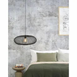 Style Boho-Chic-Good & Mojo Suspension Cango Noir, 1 lumière