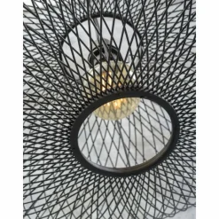 Style Boho-Chic-Good & Mojo Suspension Cango Noir, 1 lumière
