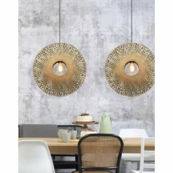 Style Boho-Chic-Good & Mojo Suspension Kalimantan Noir, 1 lumière