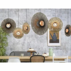 Style Boho-Chic-Good & Mojo Suspension Kalimantan Noir, 1 lumière