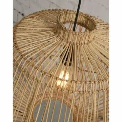 Style Boho-Chic-Good & Mojo Suspension MADAGASCAR Noir, 1 lumière