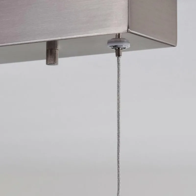 hofstein Suspension Goun LED Nickel mat, 2 lumières