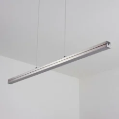 hofstein Suspension Goun LED Nickel mat, 2 lumières