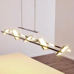hofstein Suspension Gravendal LED Chrome, 5 lumières