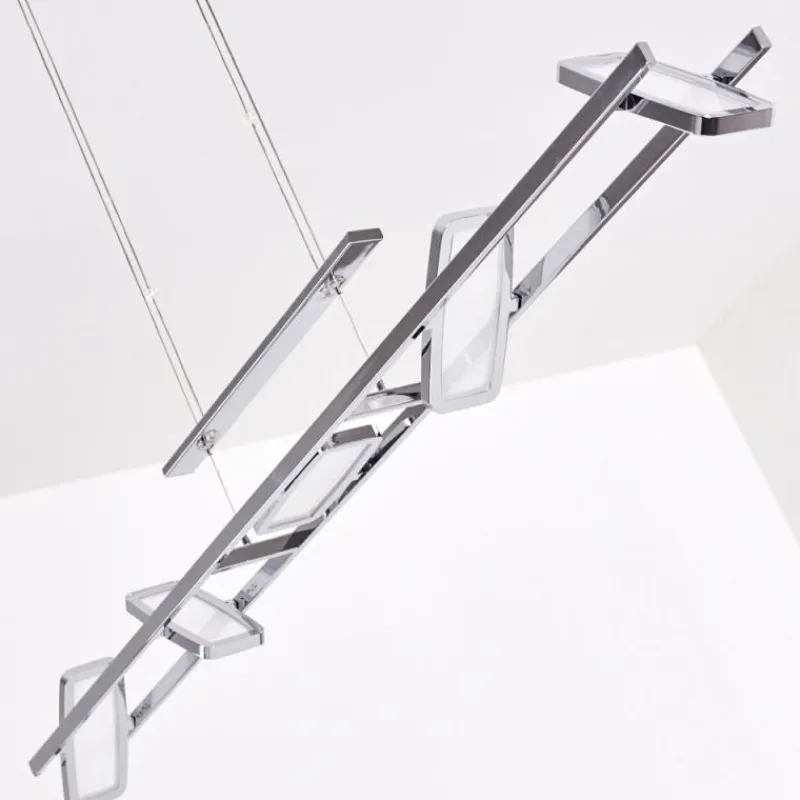 hofstein Suspension Gravendal LED Chrome, 5 lumières