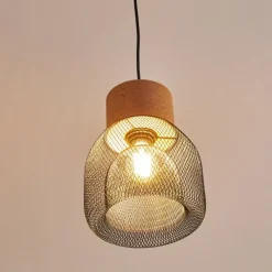 hofstein Suspension Grongroft Brun, Noir, 1 lumière