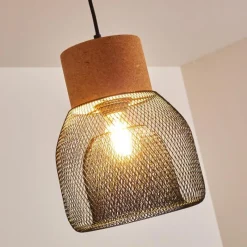 hofstein Suspension Grongroft Brun, Noir, 1 lumière