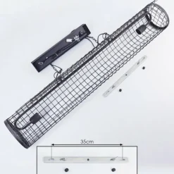 hofstein Suspension Gullvik Argent Oxydé, 2 lumières