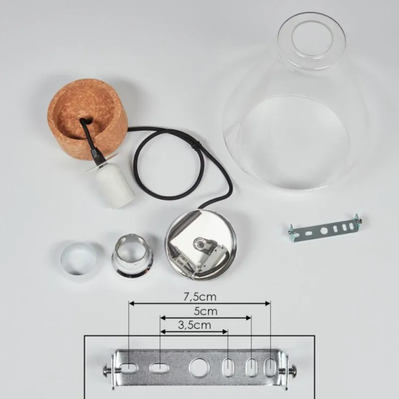 hofstein Suspension Gunnarn Chrome, 1 lumière