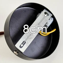 Lampes Vintages & Rétros-hofstein Suspension Gunnison Bronze, Laiton, Noir, 1 lumière