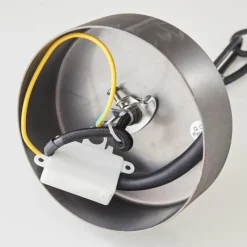 Lampes Vintages & Rétros-hofstein Suspension Haervej Bois clair, Noir, 1 lumière