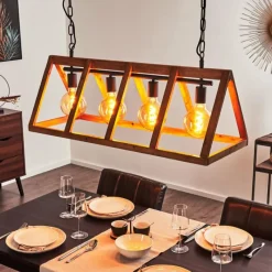 Luminaires Scandinaves-hofstein Suspension Haervej Noir, 4 lumières