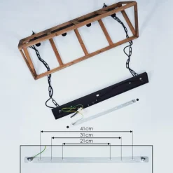 Luminaires Scandinaves-hofstein Suspension Haervej Noir, 4 lumières