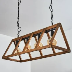 Luminaires Scandinaves-hofstein Suspension Haervej Noir, 4 lumières