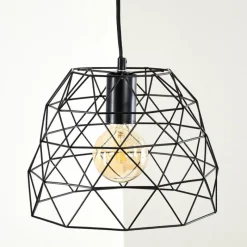 Lampes Industrielles-hofstein Suspension Hajom Noir, 1 lumière