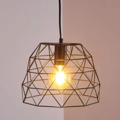 Lampes Industrielles-hofstein Suspension Hajom Noir, 1 lumière
