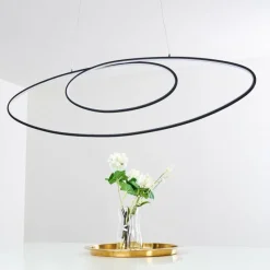 hofstein Suspension Harpeth LED Noir, 1 lumière