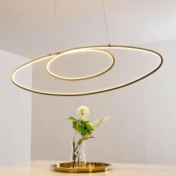 hofstein Suspension Harpeth LED Noir, 1 lumière