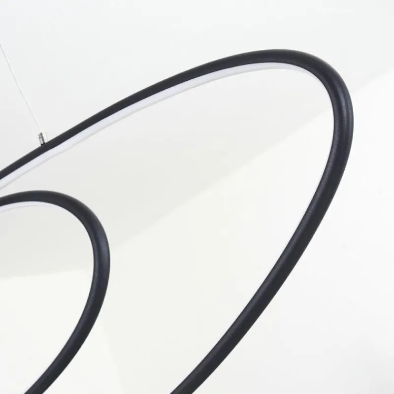 hofstein Suspension Harpeth LED Noir, 1 lumière